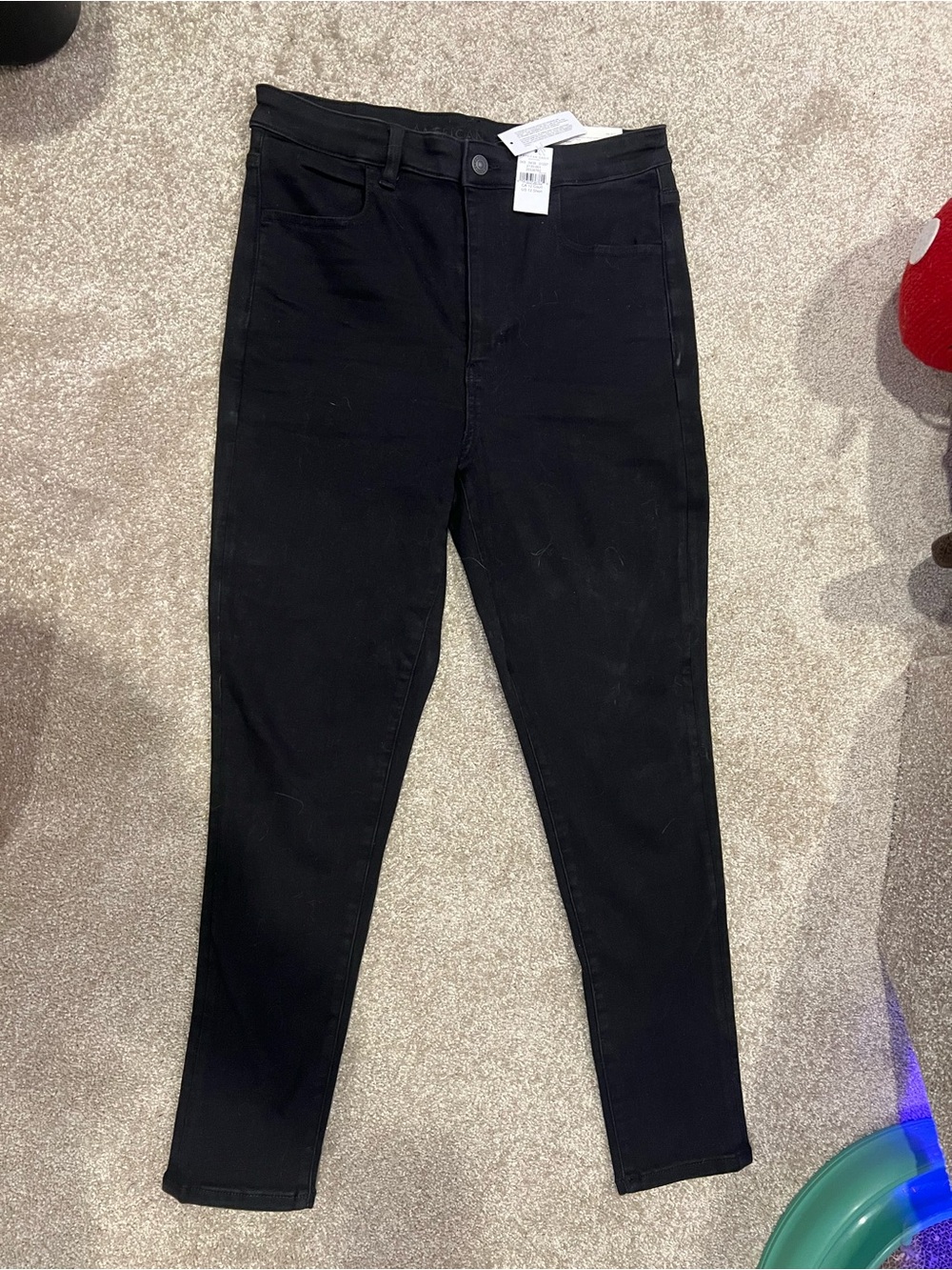 American Eagle Outfitters Black High-Rise Jeggings